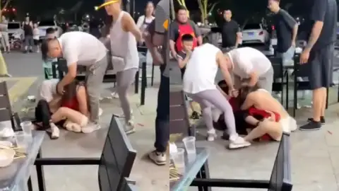 前任现任当街互撕