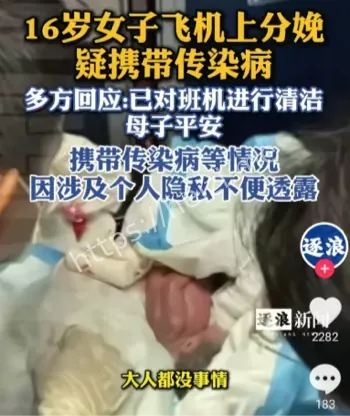 机上产子