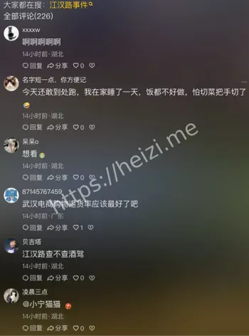 武汉江汉路步行街冲撞行人事件