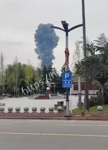 洛阳火光烟雾事故现场