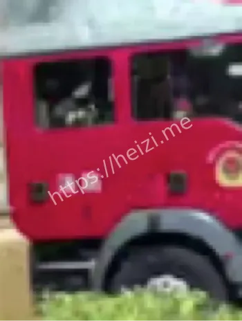 特斯拉被摩托车店火灾波及烧毁现场视频