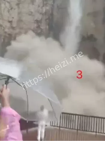 云台山景区突发山体滑坡亲历