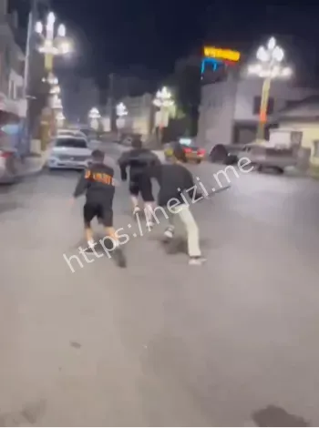 持械街头斗殴受伤