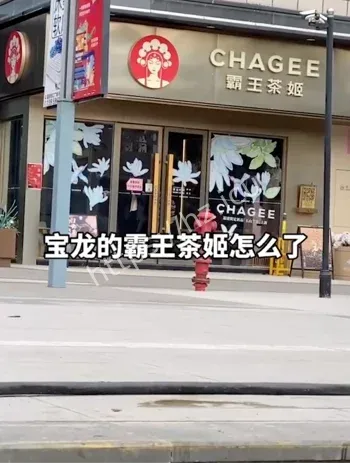 霸王茶姬门店停业整顿