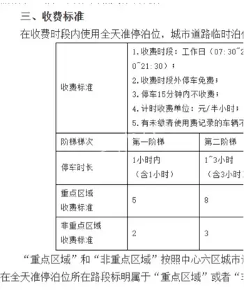 广州路边停车费200元方案